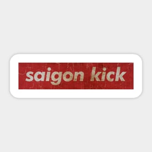 Saigon Kick - SIMPLE RED Sticker